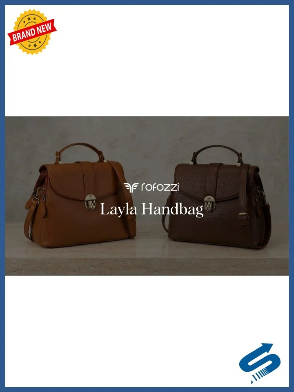 Vegan Leather Top Handle Handbag Satchel Crossbody Shoulder Bag Purse